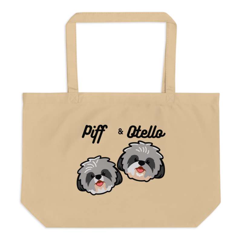 Piff & Otello - Large organic tote bag